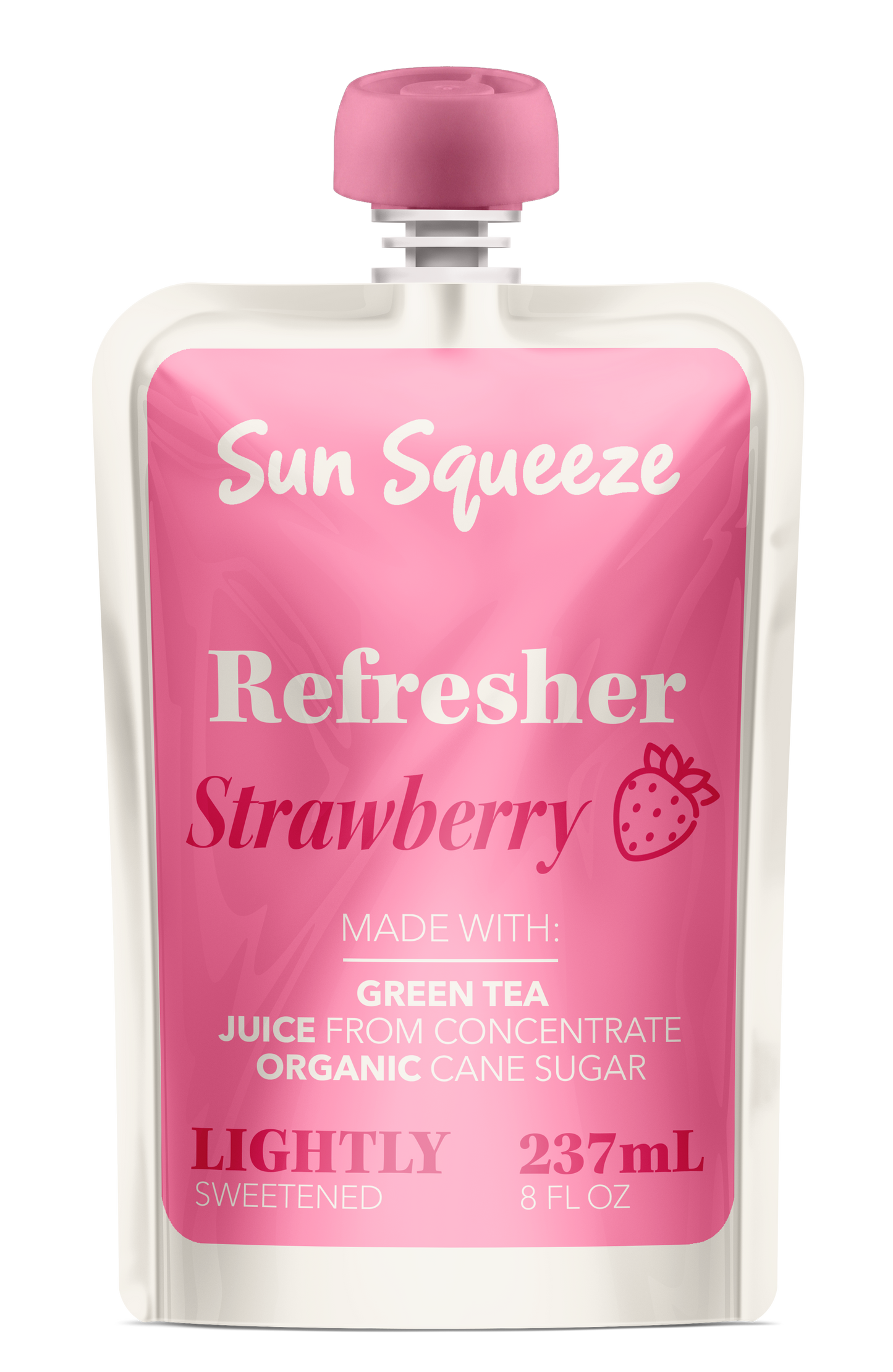 Sun Squeeze Green Tea Refresher - Strawberry 12 Pack