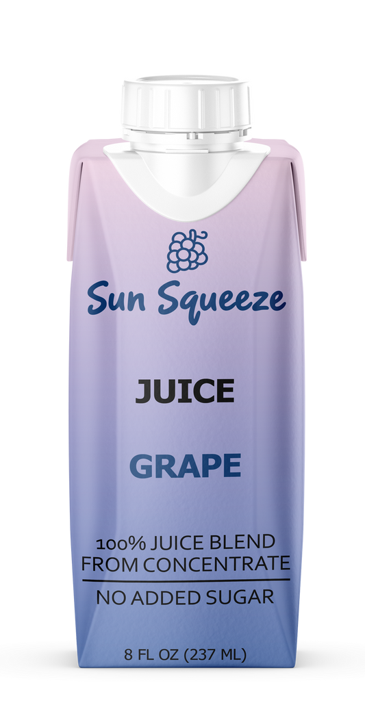 Sun Squeeze 100% Juice - Grape 12 Pack