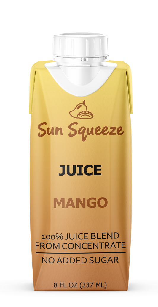 Sun Squeeze 100% Juice - Mango 12 Pack