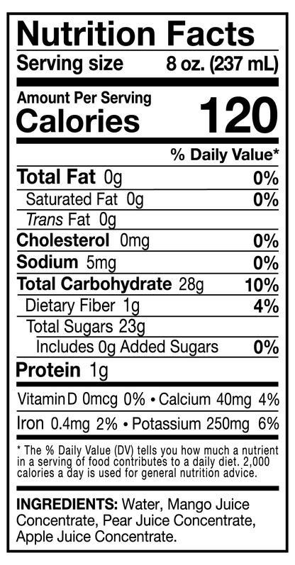 Sun Squeeze 100% Juice Splash - Mango 8 Pack