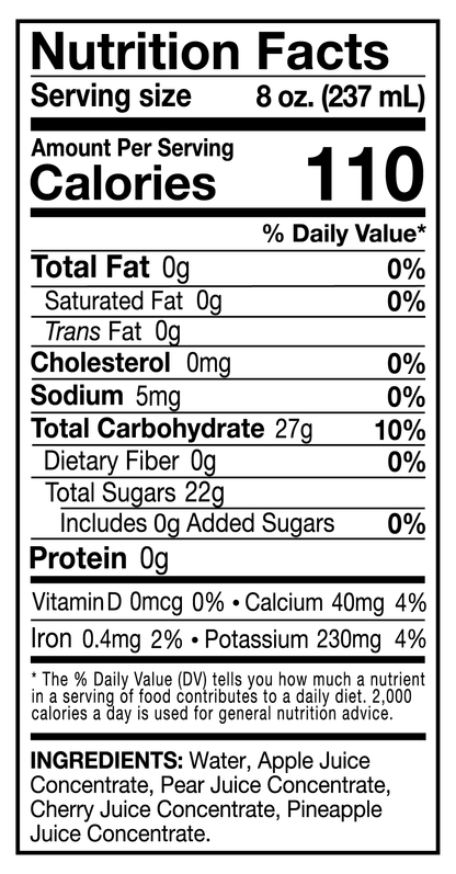 Sun Squeeze 100% Juice Splash - Tropical 8 Pack