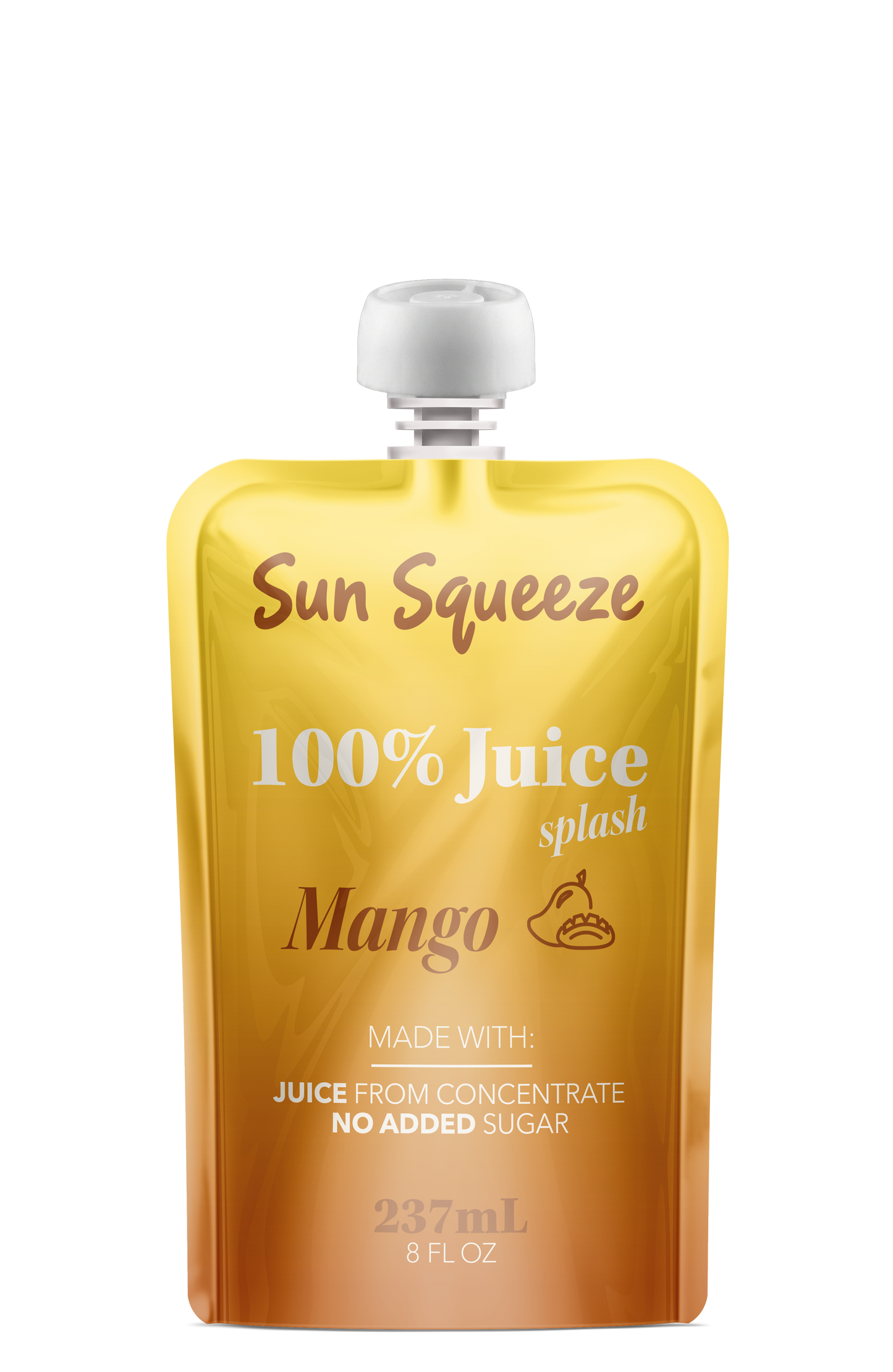 Sun Squeeze 100% Juice Splash - Mango 8 Pack