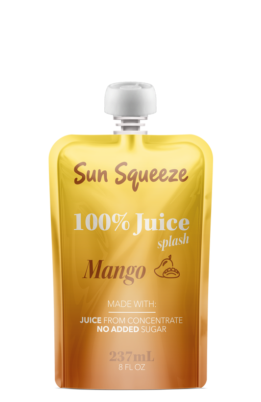 Sun Squeeze 100% Juice Splash - Mango 8 Pack