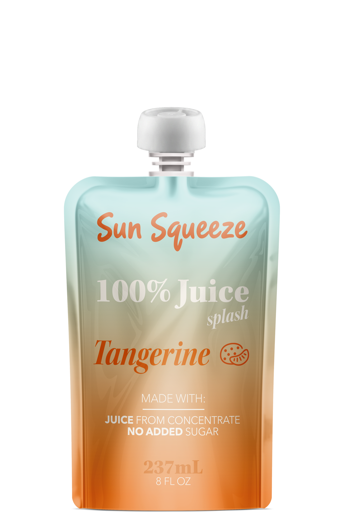 Sun Squeeze 100% Juice Splash - Tangerine 8 Pack