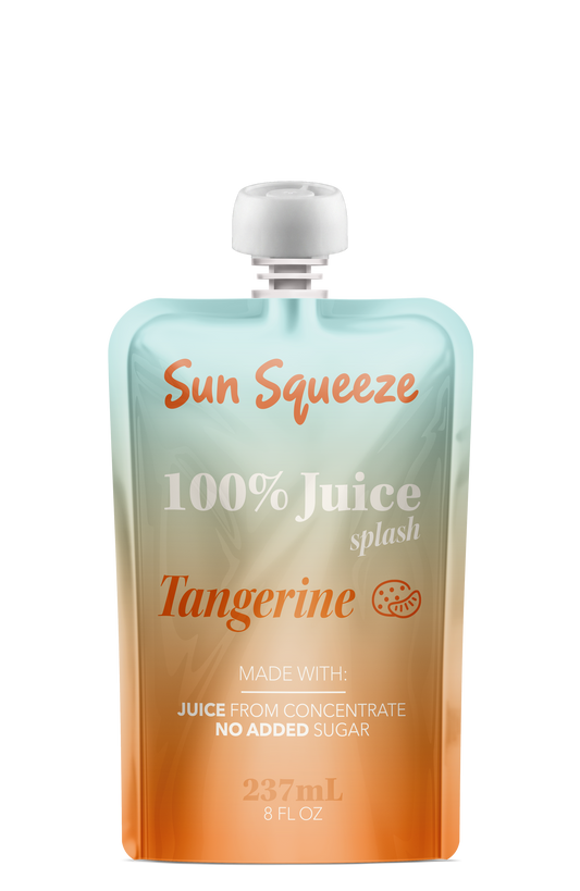 Sun Squeeze 100% Juice Splash - Tangerine 8 Pack